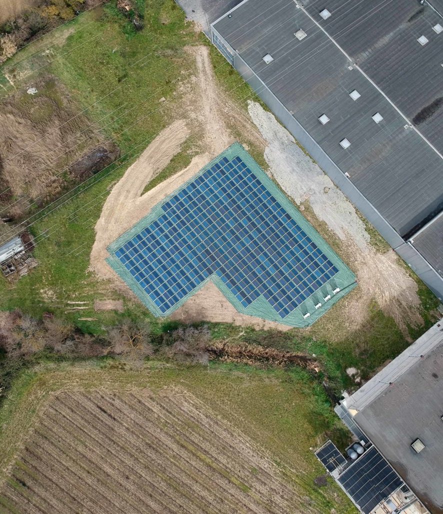 Installation photovoltaïque Mas La Chevalière